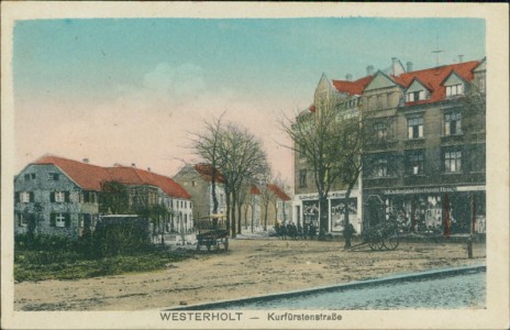 Alte Ansichtskarte Herten-Westerholt, Kurfürstenstraße