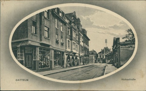 Alte Ansichtskarte Datteln, Hohestraße
