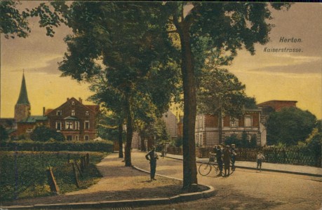 Alte Ansichtskarte Herten, Kaiserstrasse