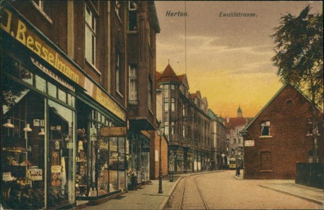 Alte Ansichtskarte Herten, Ewaldstrasse