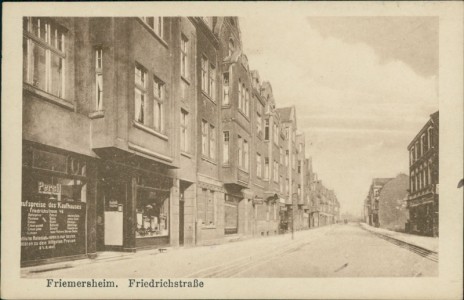 Alte Ansichtskarte Duisburg-Friemersheim, Friedrichstraße