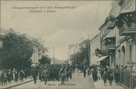 Alte Ansichtskarte Zossen, Bahnhofstrasse