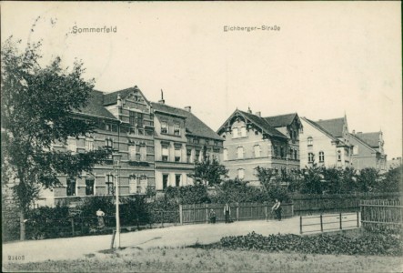 Alte Ansichtskarte Kremmen-Sommerfeld, Eichberger-Straße