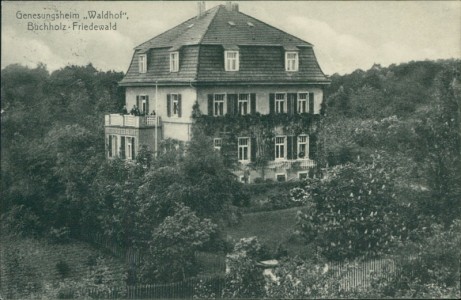 Alte Ansichtskarte Moritzburg-Buchholz, Genesungsheim "Waldhof"