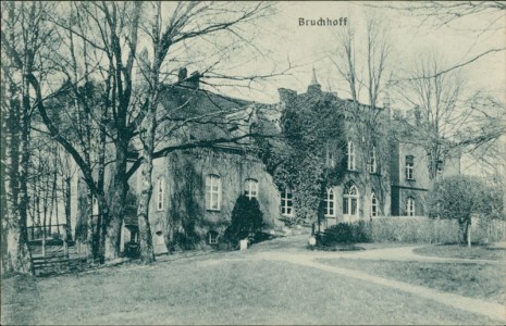 Alte Ansichtskarte Bruchhoff (Bruchhof?), Schloss o.ä.