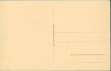 Adressseite der Ansichtskarte Altenberg-Geising, Teilansicht