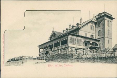 Alte Ansichtskarte Salzburg, Hotel auf dem Gaisberg