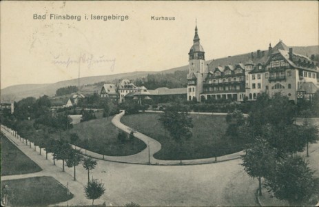 Alte Ansichtskarte Bad Flinsberg / Świeradów-Zdrój, Kurhaus