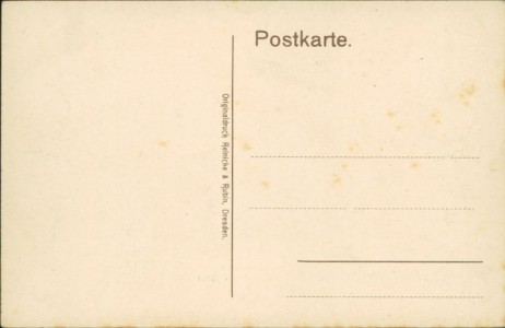 Adressseite der Ansichtskarte Bad Freienwalde (Oder), Berliner Strasse