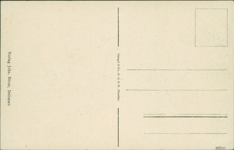 Adressseite der Ansichtskarte Bad Doberan, Poststrasse