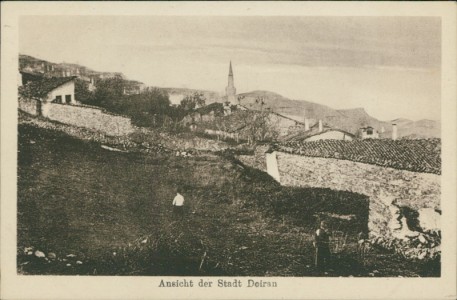 Alte Ansichtskarte Doiran, Ansicht der Stadt