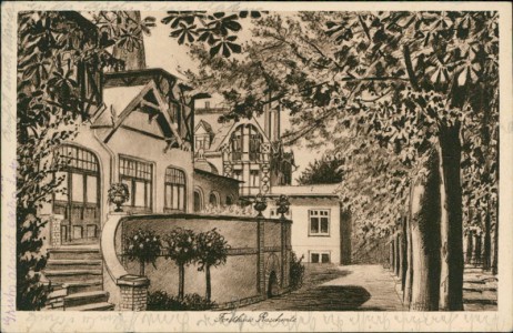 Alte Ansichtskarte Markkleeberg, Forsthaus Raschwitz