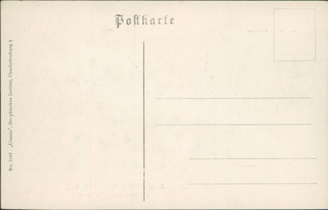 Adressseite der Ansichtskarte Reitgasse, Hotel Pfeiffer. Besitzer: Richard Leukroth