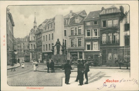 Alte Ansichtskarte Aachen, Hottmannspief