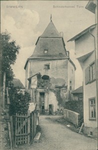 Alte Ansichtskarte Simmern, Schinderhannes Turm