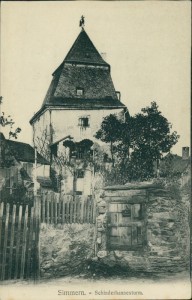 Alte Ansichtskarte Simmern, Schinderhannesturm