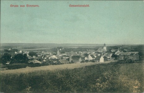 Alte Ansichtskarte Simmern, Gesamtansicht