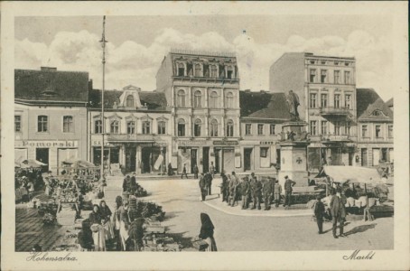 Alte Ansichtskarte Hohensalza / Inowrocaw, Markt