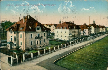Alte Ansichtskarte Chemnitz-Altendorf, Königl. Landesanstalt