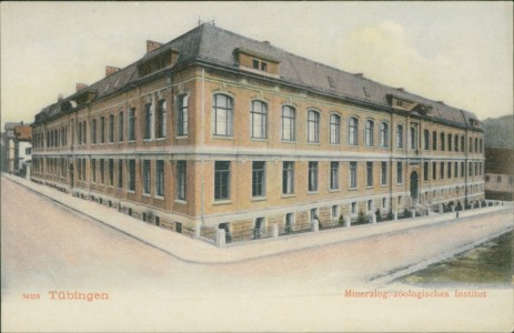 Alte Ansichtskarte Tübingen, Mineralog.-zoologisches Institut