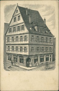 Alte Ansichtskarte Tübingen, Julius Klein, Manufacturwaren u. Aussteuergeschäft