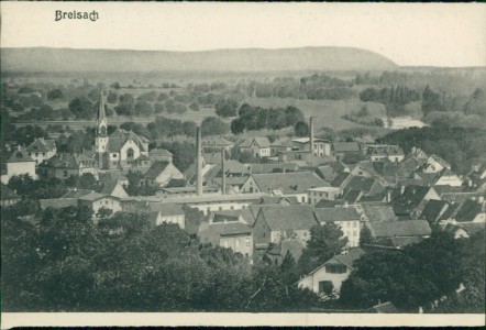 Alte Ansichtskarte Breisach am Rhein, Teilansicht