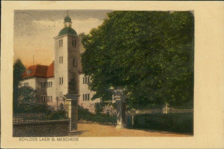 Alte Ansichtskarte Schloss Laer b. Meschede, 