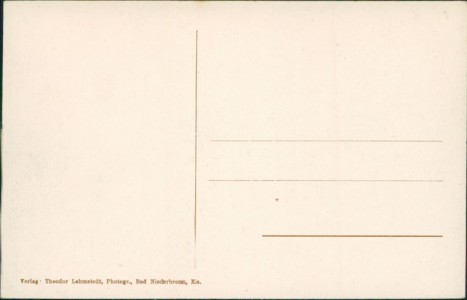 Adressseite der Ansichtskarte Reichshofen / Reichshoffen, Wohlfahrtshofen, Kapelle