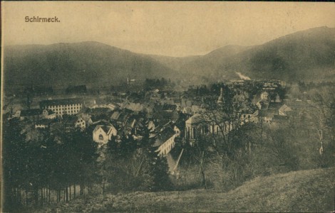 Alte Ansichtskarte Schirmeck, Panorama