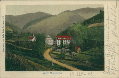 Alte Ansichtskarte Lautenbach-Bad Sulzbach, Panorama