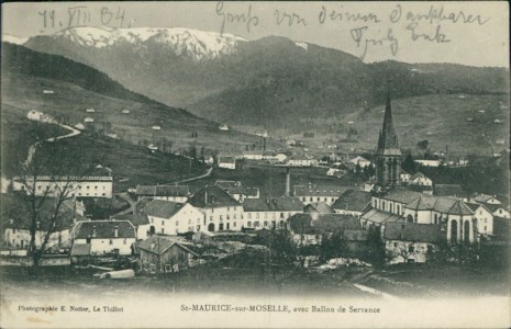 Alte Ansichtskarte Saint-Maurice-sur-Moselle, Gesamtansicht