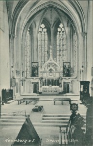 Alte Ansichtskarte Naumburg (Saale), Inneres vom Dom