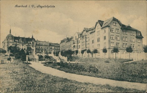 Alte Ansichtskarte Auerbach/Vogtl., Siegelohplatz