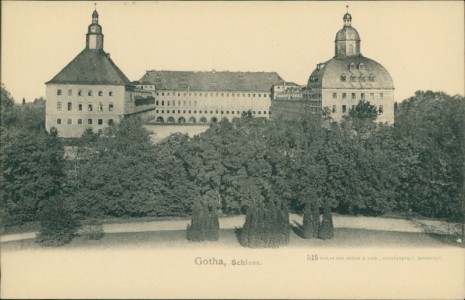 Alte Ansichtskarte Gotha, Schloss