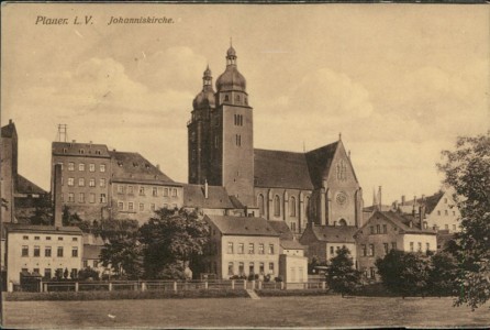 Alte Ansichtskarte Plauen, Johanniskirche