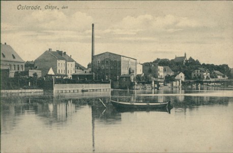 Alte Ansichtskarte Osterode / Ostróda, Teilansicht