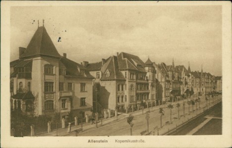 Alte Ansichtskarte Allenstein / Olsztyn, Kopernikusstraße