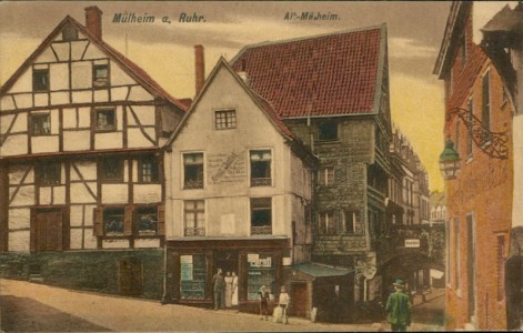 Alte Ansichtskarte Mülheim an der Ruhr, Alt-Mülheim