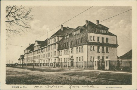 Alte Ansichtskarte Bonn, Artilleriekaserne