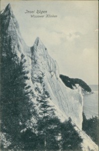 Alte Ansichtskarte Insel Rügen, Wissower Klinken