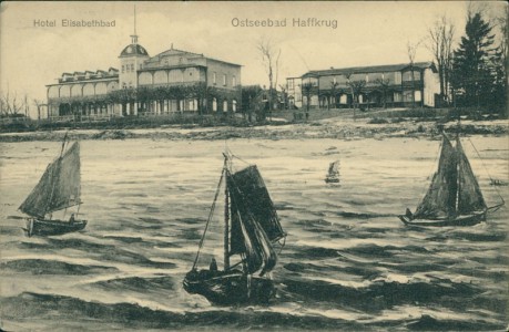 Alte Ansichtskarte Ostseebad Haffkrug, Hotel Elisabethbad