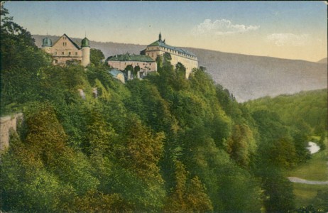 Alte Ansichtskarte Schwarzburg, Schloss