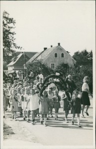 Alte Ansichtskarte Markersdorf, Echtfoto, Abzug ca. 1960er Jahre, Format ca. 13 x 8,5 cm