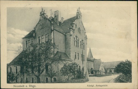 Alte Ansichtskarte Neustadt am Rübenberge, Königl. Amtsgericht