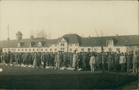 Alte Ansichtskarte Chemnitz, Kriegsgefangenenlager