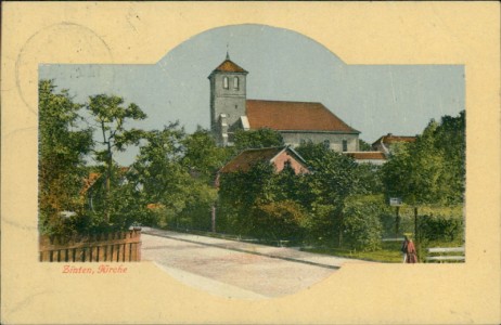 Alte Ansichtskarte Zinten / Kornewo, Kirche