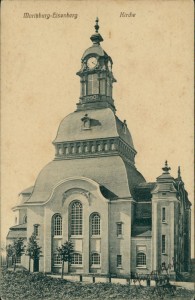 Alte Ansichtskarte Moritzburg-Eisenberg, Kirche