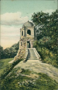 Alte Ansichtskarte Halberstadt, Turm auf Spiegelsbergen