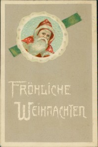 Alte Ansichtskarte Fröhliche Weihnachten, Weihnachtsmann