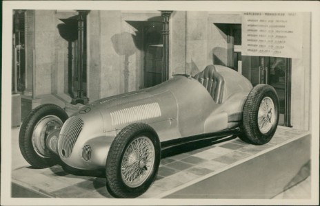 Alte Ansichtskarte Internationale Automobil- und Motorrad-Ausstellung Berlin, Mercedes